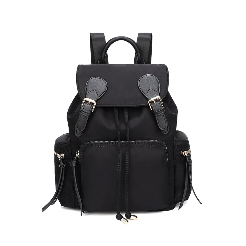 Backpack Women's 2023 New Casual All-match Oxford Cloth Backpack Foreign Trade Supply Female Student Schoolbag Travel Bag