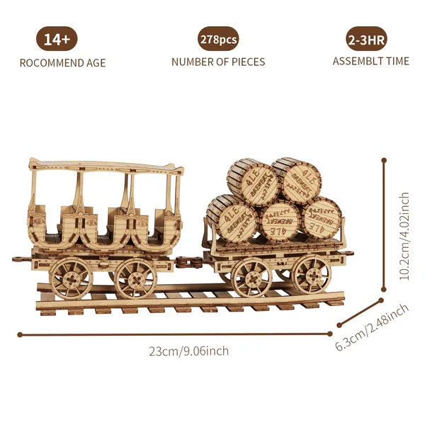 Dimensions et caractéristiques de la maquette en bois
