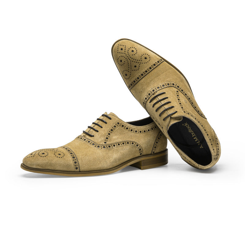 Chaussures en cuir rétro femme - style business et casual