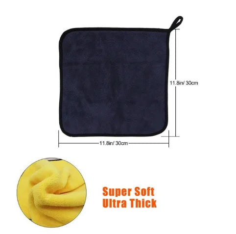 Car Towel Solid Color Soft Square Car Cleaning Towel Microfiber Hair Hand Bathroom Towels