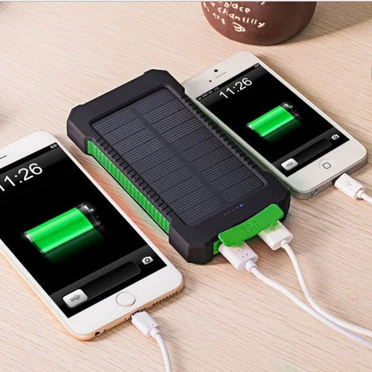 Batterie externe solaire Lenovo 500000mAh, charge super rapide, grande capacité, portable, pour iPhone, urgences extérieures