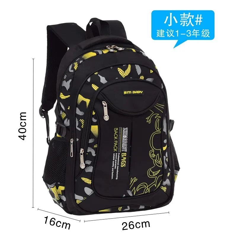 Cartable ergonomique et imperméable pour garçon, idéal pour l'école primaire