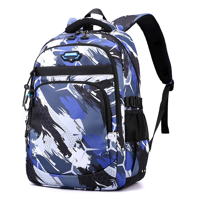 Sac à Dos École Garçon — Imperméable, Léger, Primaire & Maternelle 3-9 ans