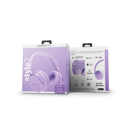 Energy Sistem Style 3 Bluetooth-Kopfhörer mit Bügel – Leichter Tragekomfort für jeden Tag
