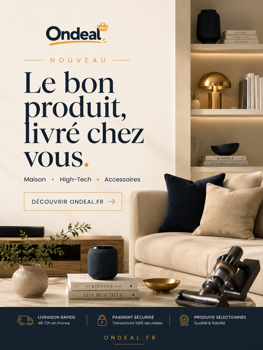 Bienvenue sur Ondeal — Notre boutique ouvre ses portes aujourd'hui !