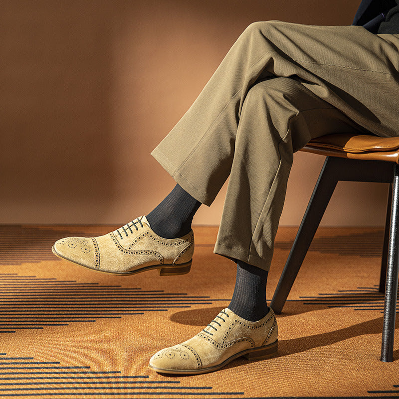 Chaussures en cuir rétro femme - style business et casual