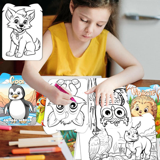 Coffret de 15 livres illustrés d'animaux pour l'éveil des enfants