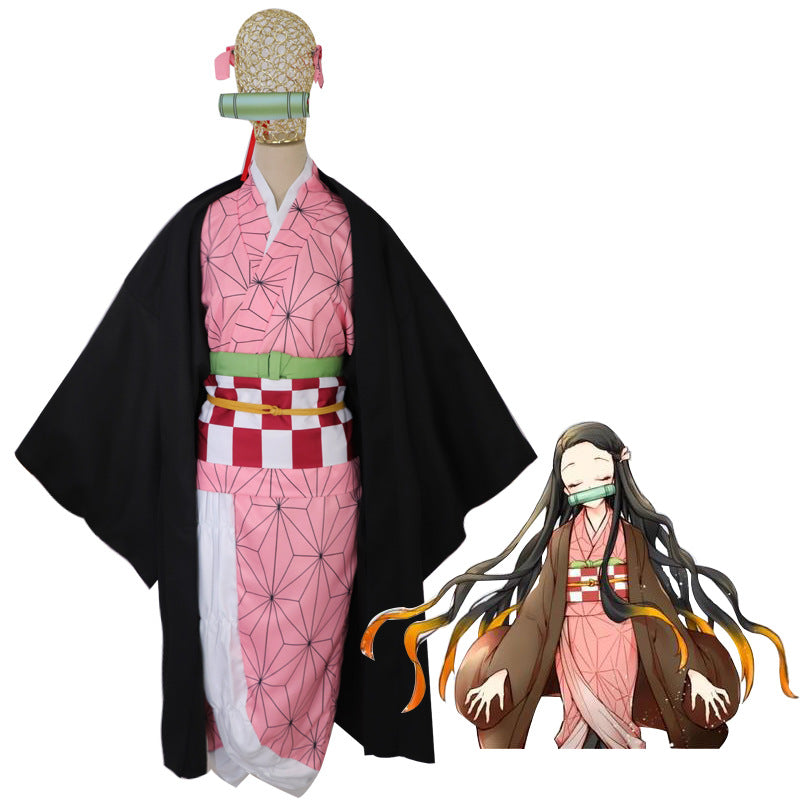 Costume de cosplay pour hommes et femmes en gros, modèle "Lame pourfendeuse de démons" de Mi Douzi, tenue d'épouse de Shan Yi de Fukuoka Yoshiyuki.