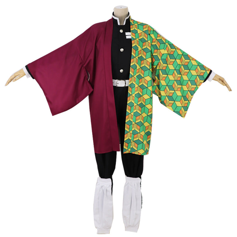 Costume de cosplay pour hommes et femmes en gros, modèle "Lame pourfendeuse de démons" de Mi Douzi, tenue d'épouse de Shan Yi de Fukuoka Yoshiyuki.