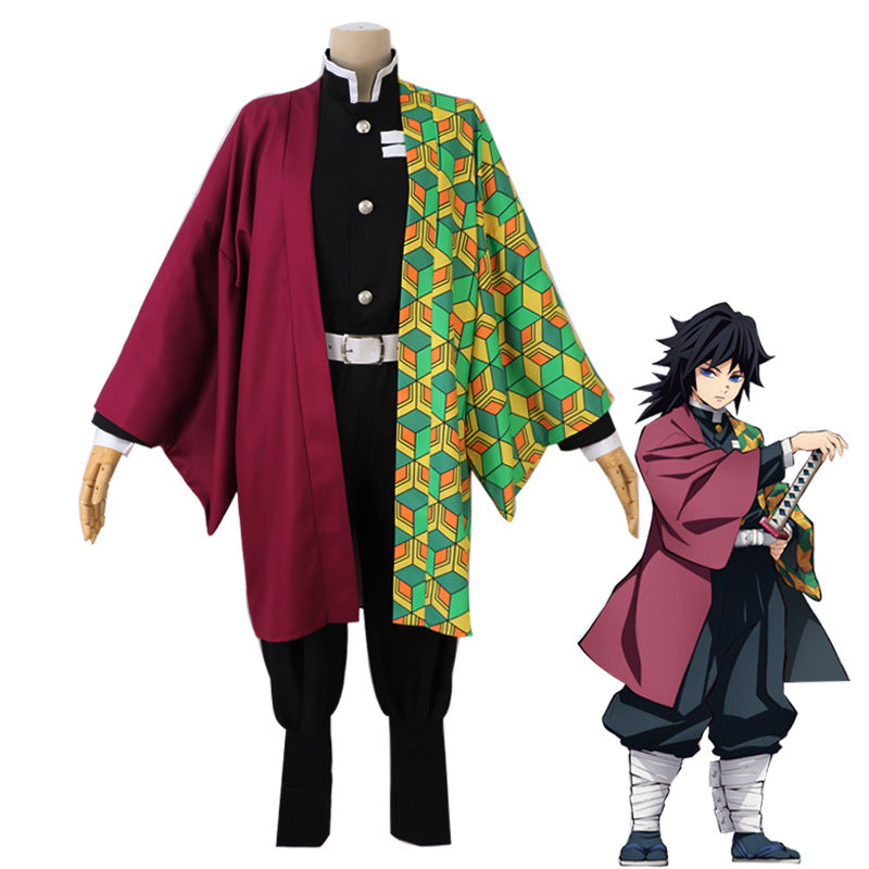 Costume de cosplay pour hommes et femmes en gros, modèle "Lame pourfendeuse de démons" de Mi Douzi, tenue d'épouse de Shan Yi de Fukuoka Yoshiyuki.
