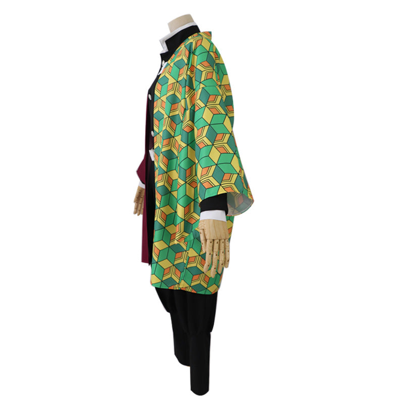 Costume de cosplay pour hommes et femmes en gros, modèle "Lame pourfendeuse de démons" de Mi Douzi, tenue d'épouse de Shan Yi de Fukuoka Yoshiyuki.