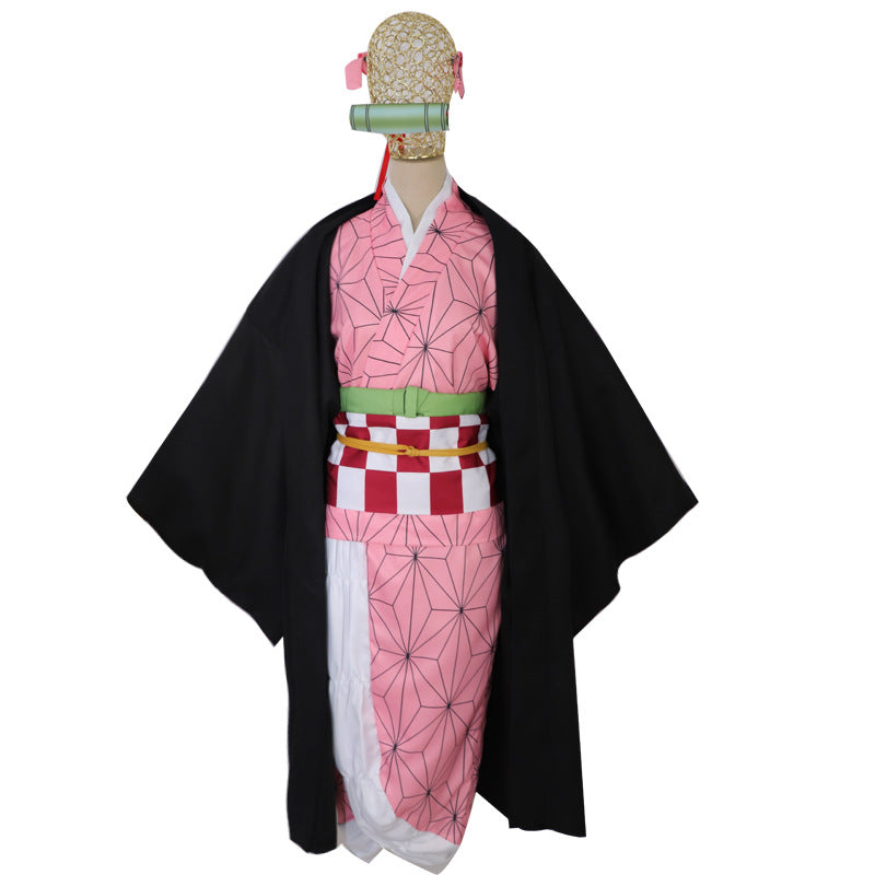 Costume de cosplay pour hommes et femmes en gros, modèle "Lame pourfendeuse de démons" de Mi Douzi, tenue d'épouse de Shan Yi de Fukuoka Yoshiyuki.