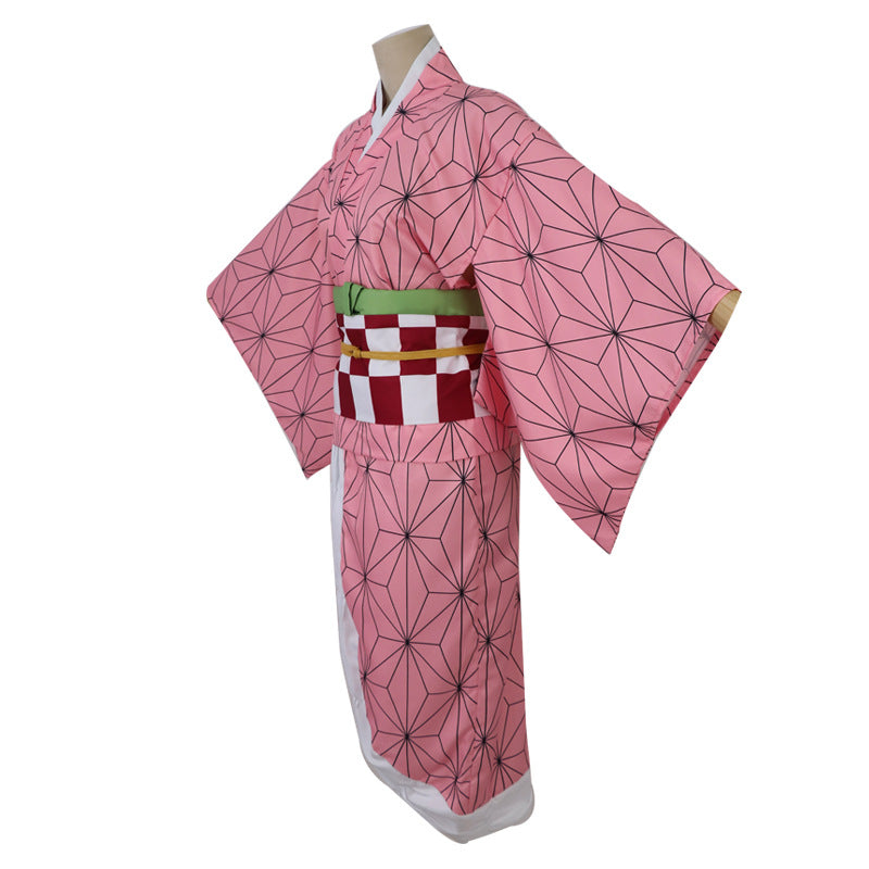 Costume de cosplay pour hommes et femmes en gros, modèle "Lame pourfendeuse de démons" de Mi Douzi, tenue d'épouse de Shan Yi de Fukuoka Yoshiyuki.