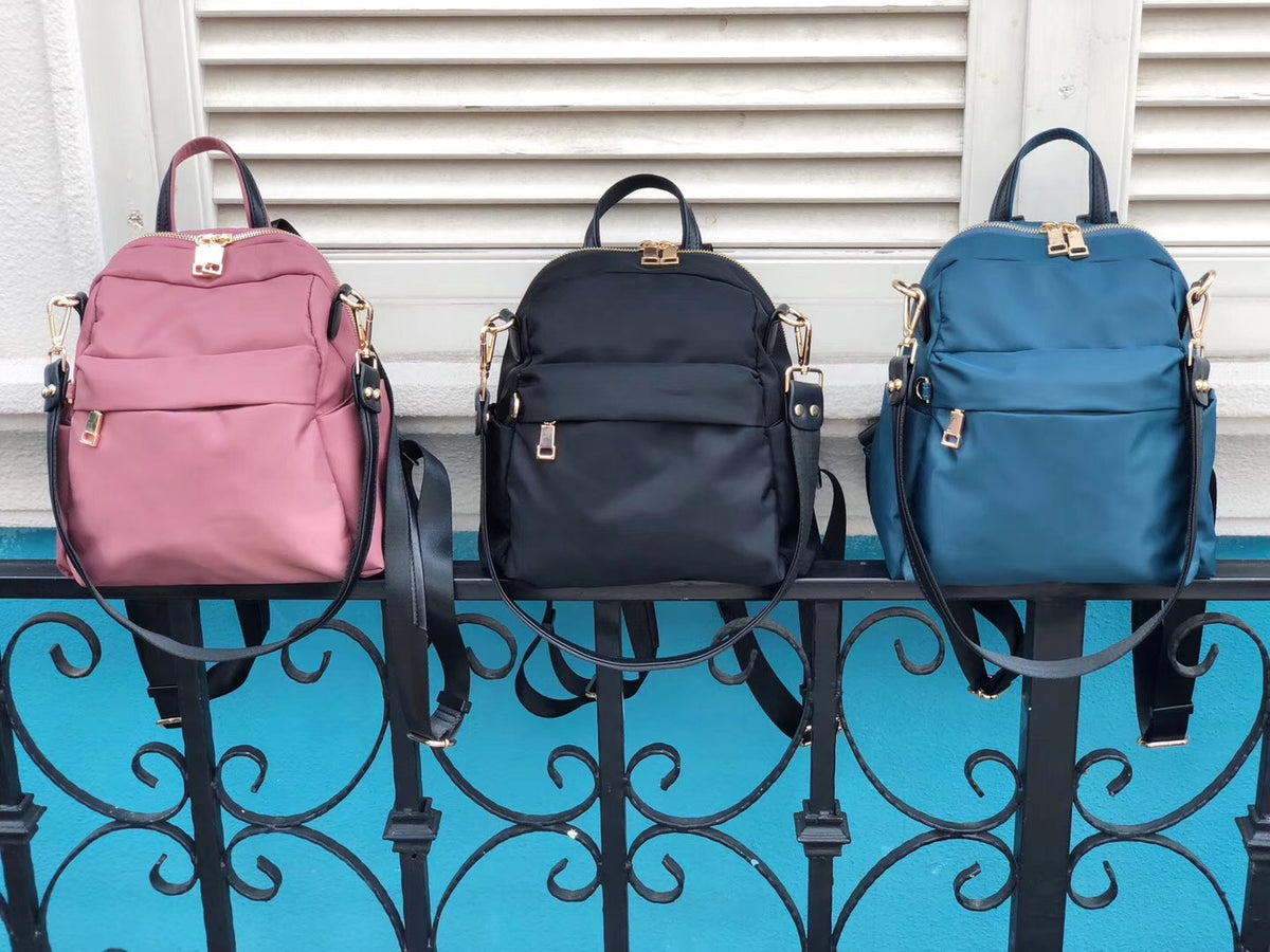 Backpack Women's 2023 New Casual All-match Oxford Cloth Backpack Foreign Trade Supply Female Student Schoolbag Travel Bag