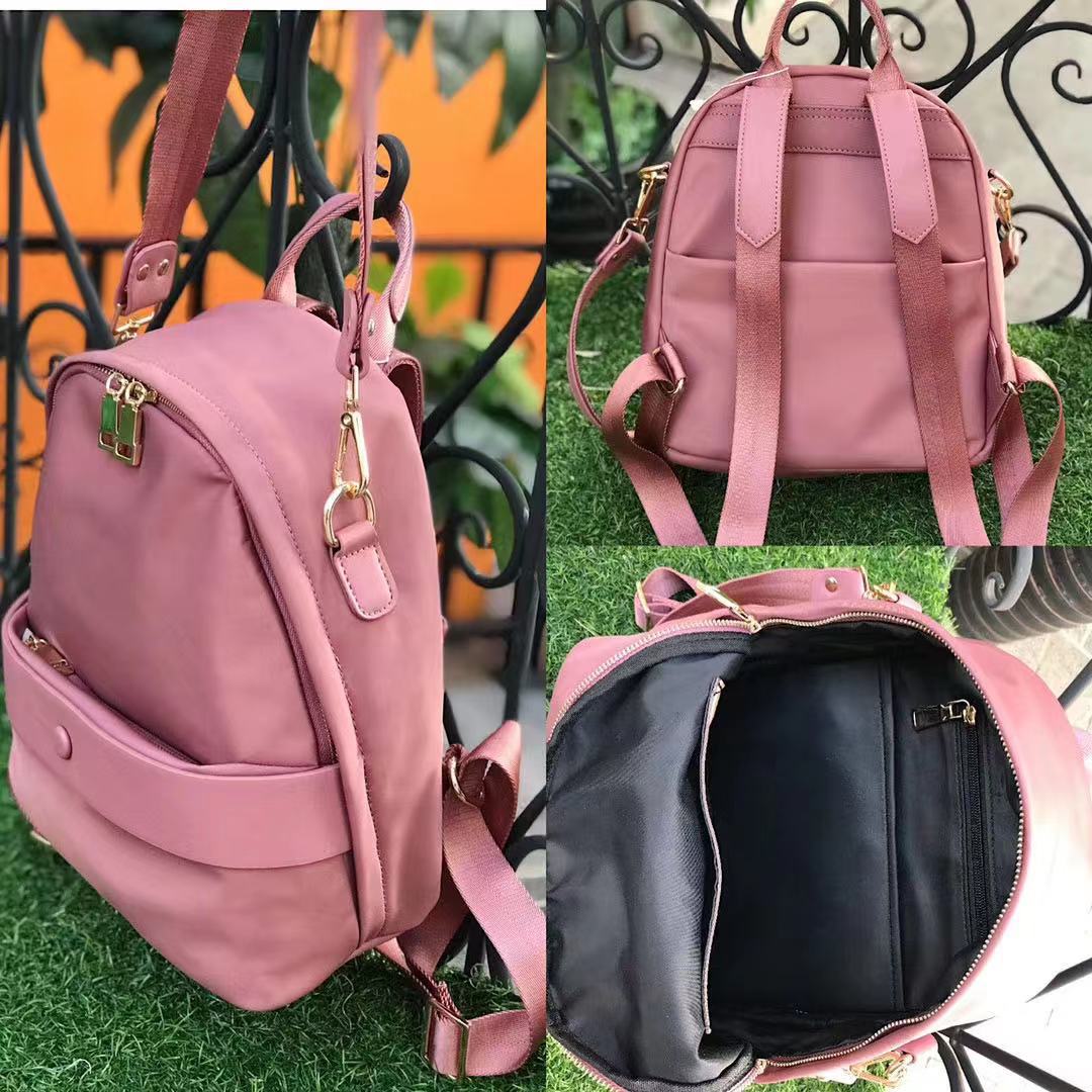 Backpack Women's 2023 New Casual All-match Oxford Cloth Backpack Foreign Trade Supply Female Student Schoolbag Travel Bag