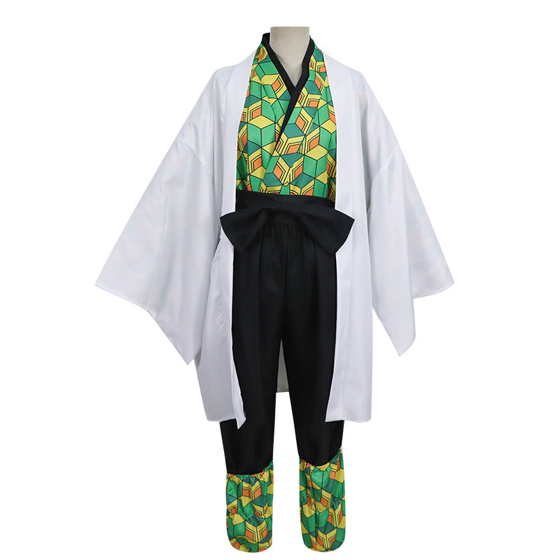 Costume de cosplay pour hommes et femmes en gros, modèle "Lame pourfendeuse de démons" de Mi Douzi, tenue d'épouse de Shan Yi de Fukuoka Yoshiyuki.