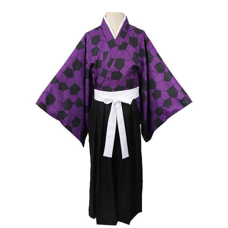 Costume de cosplay pour hommes et femmes en gros, modèle "Lame pourfendeuse de démons" de Mi Douzi, tenue d'épouse de Shan Yi de Fukuoka Yoshiyuki.