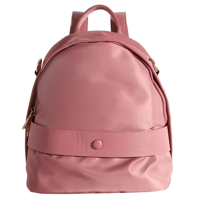 Backpack Women's 2023 New Casual All-match Oxford Cloth Backpack Foreign Trade Supply Female Student Schoolbag Travel Bag