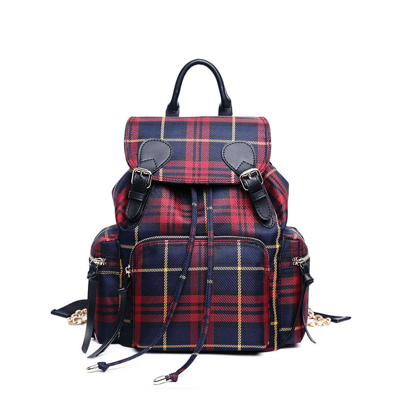 Backpack Women's 2023 New Casual All-match Oxford Cloth Backpack Foreign Trade Supply Female Student Schoolbag Travel Bag