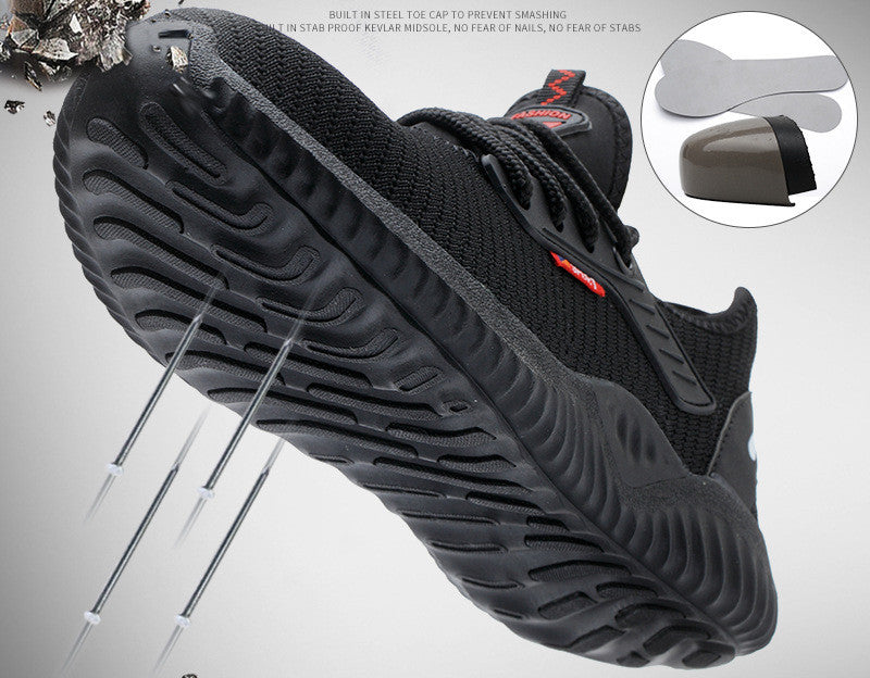 Chaussures de sécurité respirantes, embout anti-écrasement