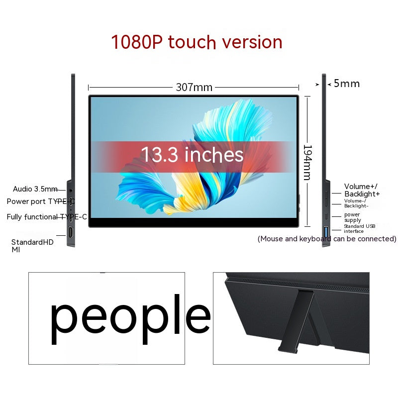 Écran externe tactile pour mobile, PC et console