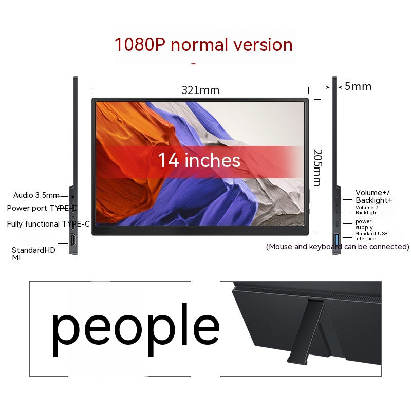 Écran externe tactile pour mobile, PC et console