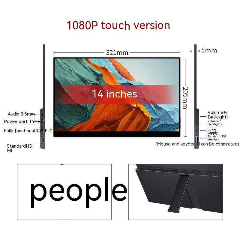 Écran externe tactile pour mobile, PC et console