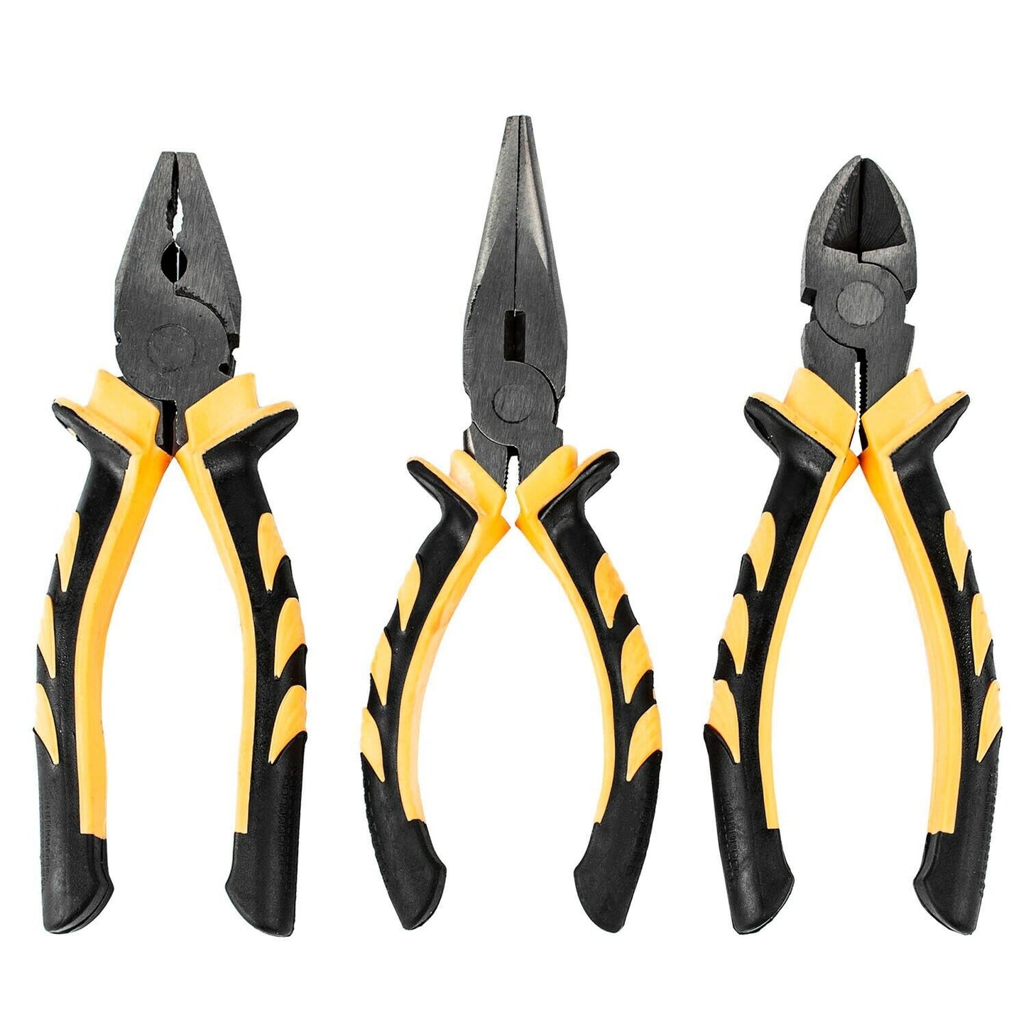 Lot de 3 pinces robustes à poignées soft-grip