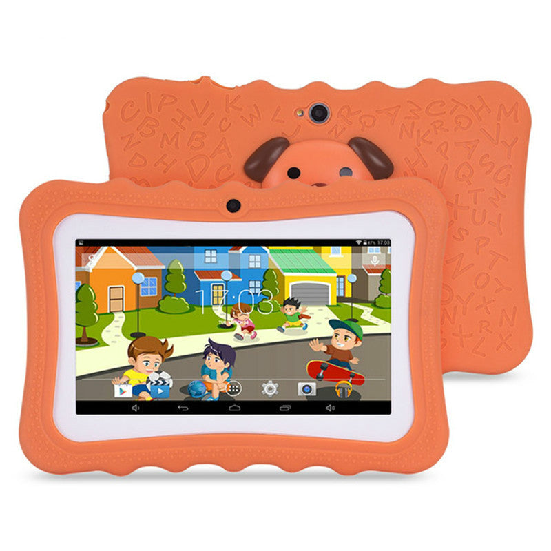 Tablette enfant 7 pouces quad-core, thème cartoon