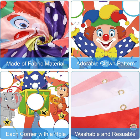 Jeu de lancer de fête avec banderole, sacs et corde 6 m