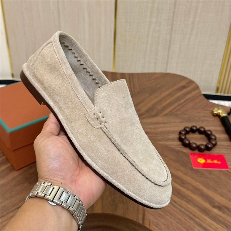 Mocassins homme en suède à enfiler, confort casual