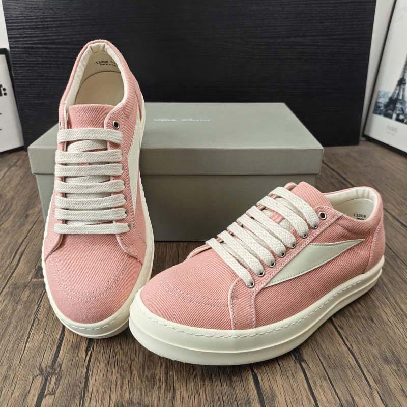 Baskets basses en toile bicolore, style preppy unisexe