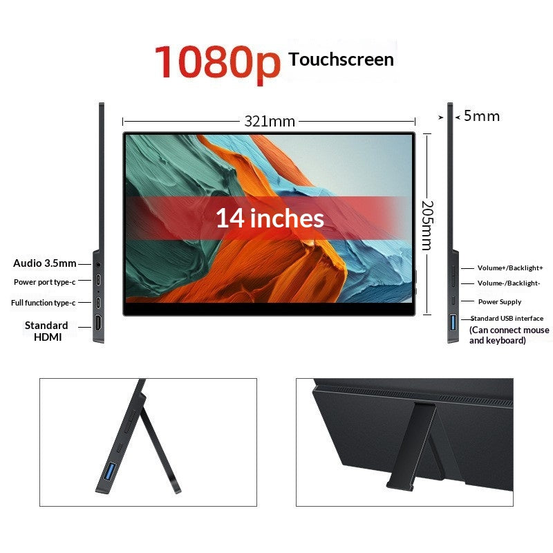 Écran portable tactile pour smartphone et laptop