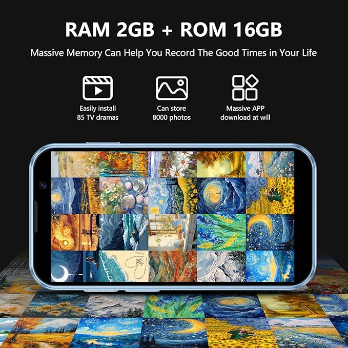 Mini smartphone débloqué ultra-compact, écran tactile 3 pouces