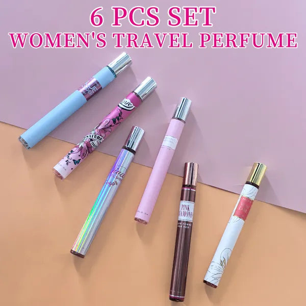 Set voyage 6 parfums femme, flacons mini 35 ml