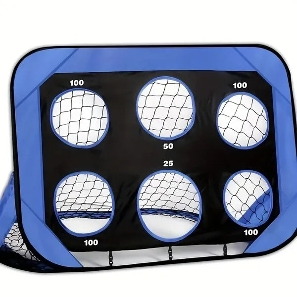 But de football pop-up 4-en-1 avec sac de transport, enfant