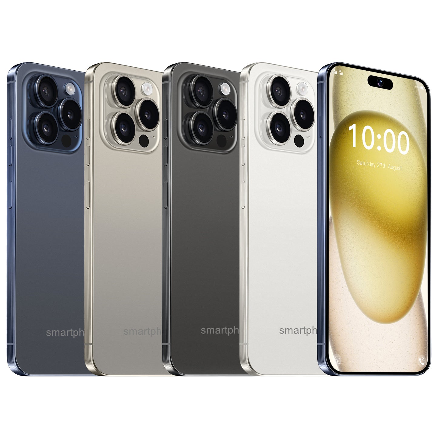 Smartphone débloqué A15 5G 8/256 Go, batterie 6800 mAh