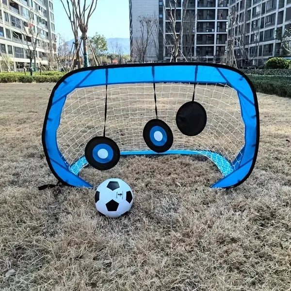 But de football pop-up 4-en-1 avec sac de transport, enfant