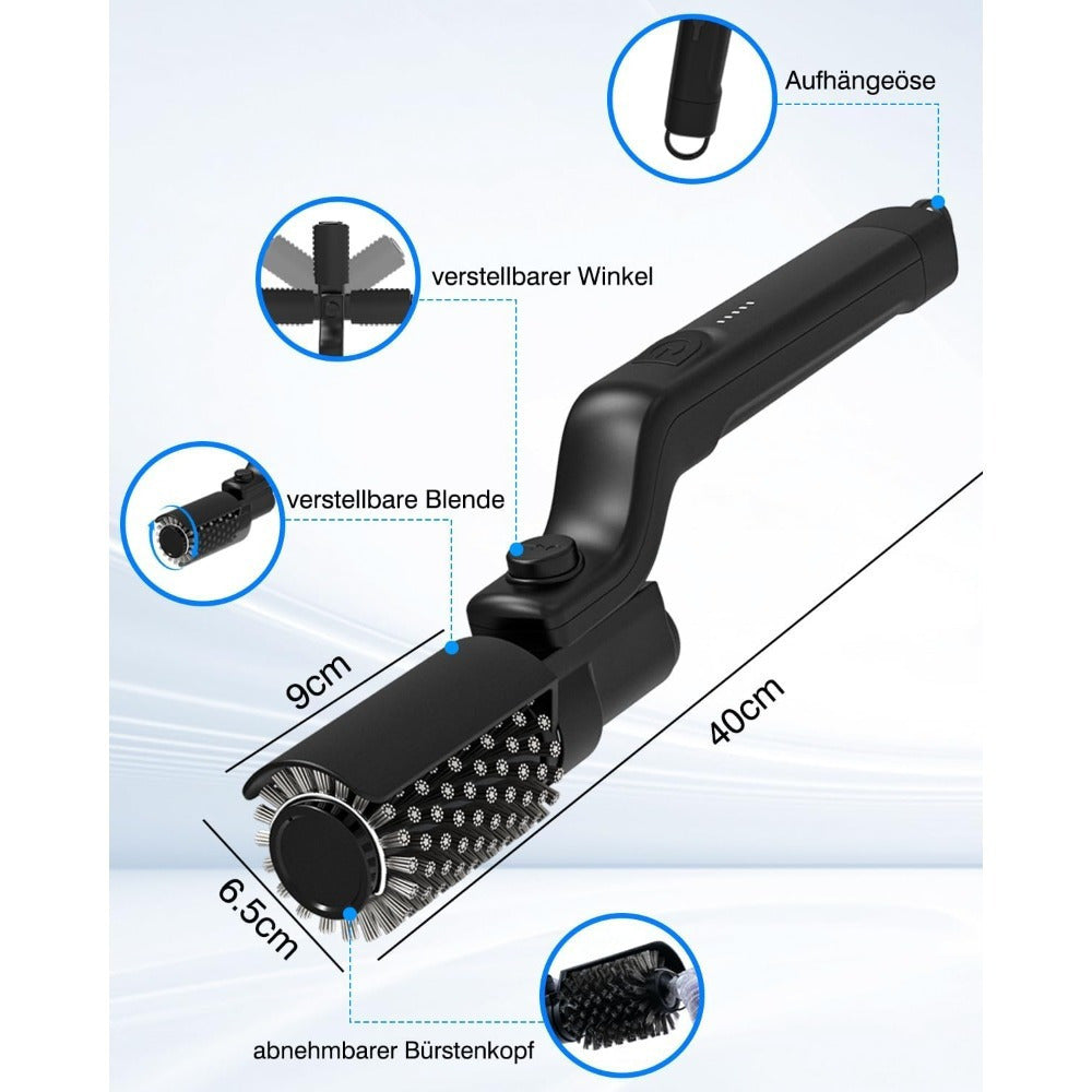 Brosse de nettoyage pour barbecue et grill, poils en acier inoxydable