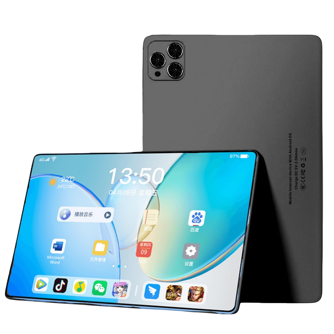 Tablette 10,1 pouces Android 12, 4 Go RAM, 4G