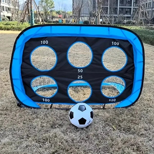 But de football pop-up 4-en-1 avec sac de transport, enfant