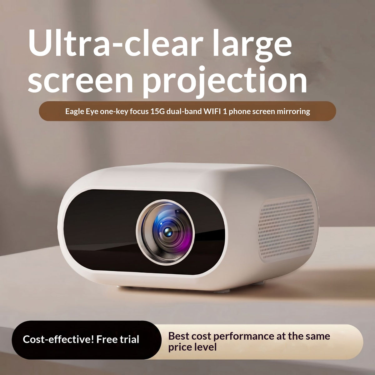 Projecteur intelligent Ultra HD pour la maison