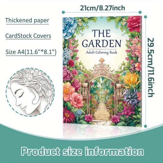 Coffret 3 livres de coloriage, fleurs, château et vase