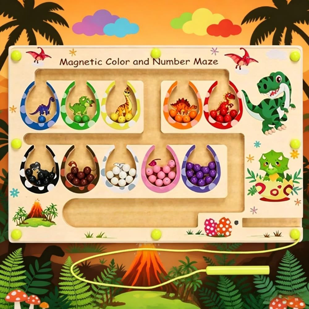 Labyrinthe magnétique avec stylo, jeu de concentration