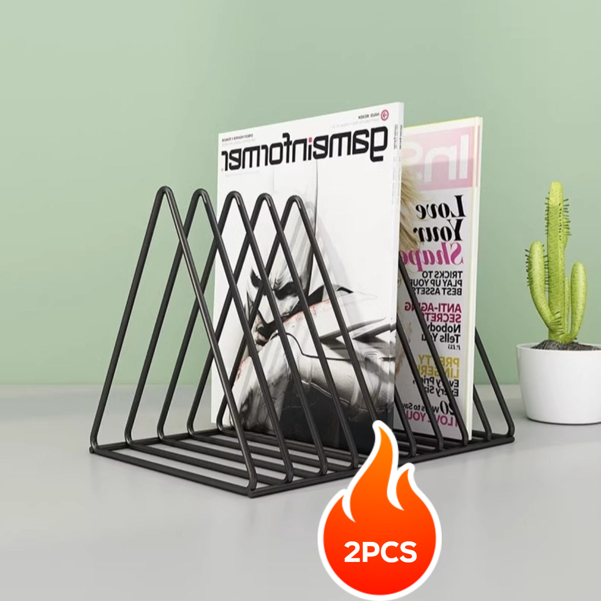 Lot de 2 organisateurs de bureau à 9 compartiments