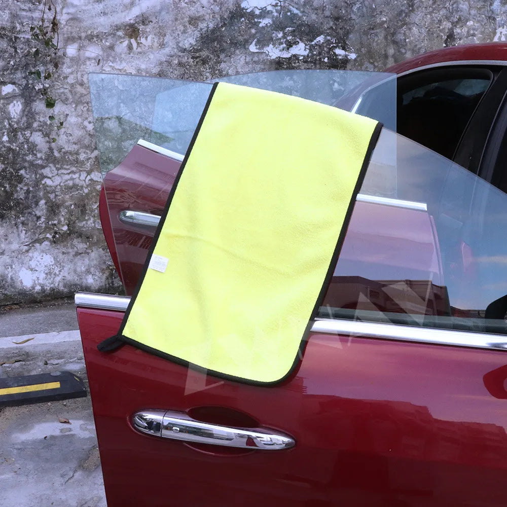 Car Towel Solid Color Soft Square Car Cleaning Towel Microfiber Hair Hand Bathroom Towels