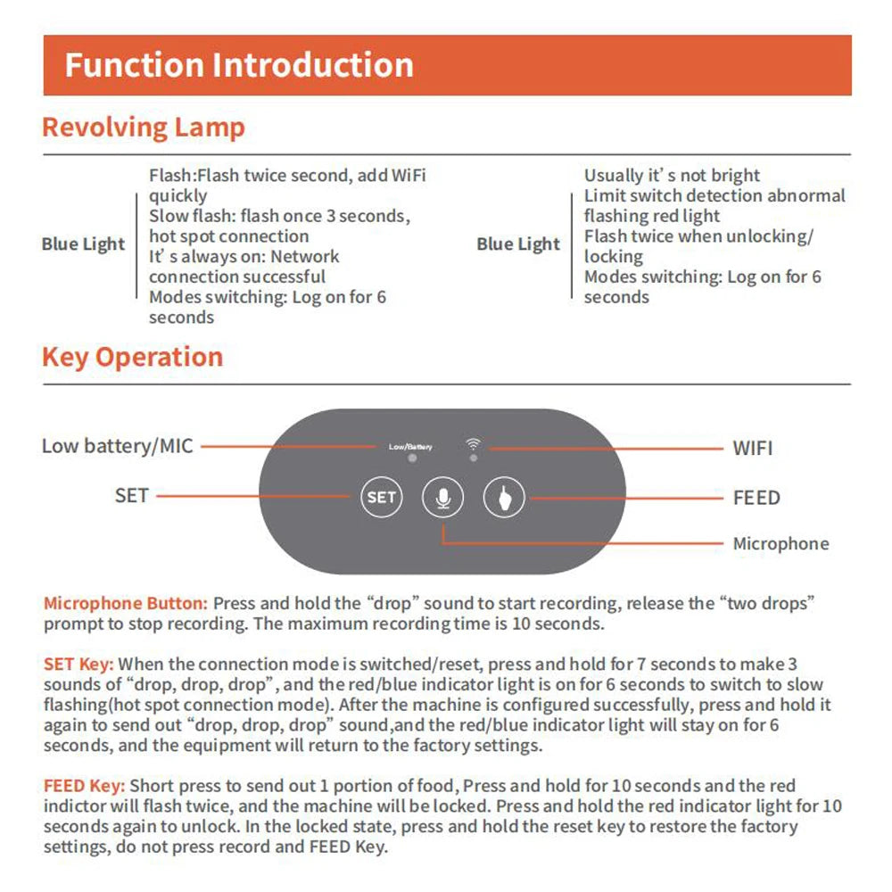 Distributeur de nourriture automatique intelligent pour animaux de compagnie, chat et chien, gamelle en acier inoxydable grande capacité avec application WIFI, enregistrement vocal et programmation pour l'alimentation des animaux.