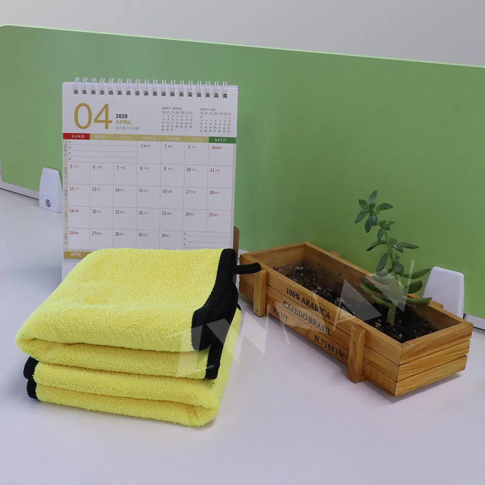 Car Towel Solid Color Soft Square Car Cleaning Towel Microfiber Hair Hand Bathroom Towels