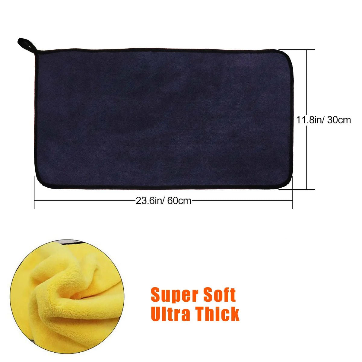 Car Towel Solid Color Soft Square Car Cleaning Towel Microfiber Hair Hand Bathroom Towels