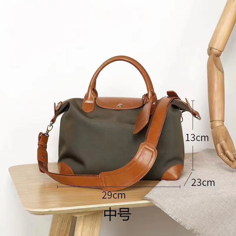 Backpack Women's 2023 New Casual All-match Oxford Cloth Backpack Foreign Trade Supply Female Student Schoolbag Travel Bag